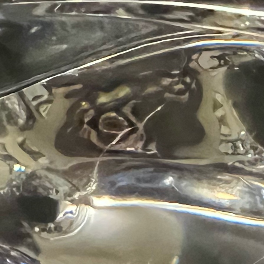 Baccarat Clear Crystal Frog Sculpture - Picture 4 of 4